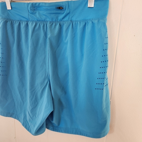 Under Armour Speed Pocket Blue Fitted Mens Size Medium 7 Inch Inseam - Picture 7 of 16